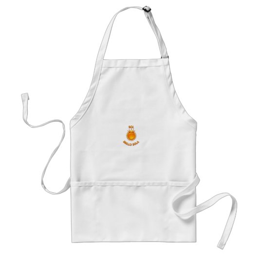 Sol Brillo Sola Logo Apron – Stylish Kitchen & Coo Schürze (Vorne)