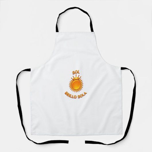 Sol Brillo Sola Logo Apron – Stylish Kitchen & Coo Schürze (Vorderseite)