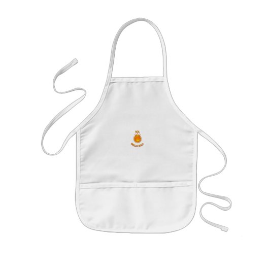 Sol Brillo Sola Logo Apron – Stylish Sun Design Ki Kinderschürze (Vorne)