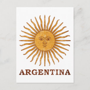 Sol de Mayo Argentina Postkarte