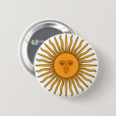 Sol de Mayo Button (Vorne & Hinten)