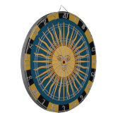 Sol De Mayo Dartboard & Flag Dartboard / Game-Boar Dartscheibe (Vorderseite Links)