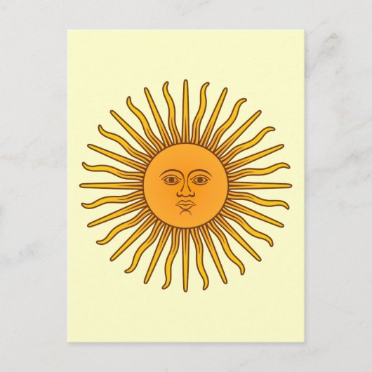 Sol de Mayo Postkarte (Vorderseite)