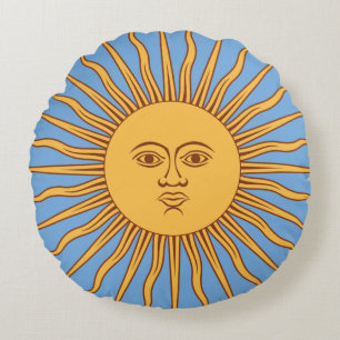 Sol de Mayo Rundes Kissen