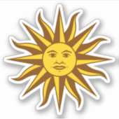 Sol de Mayo - URUGUAY Aufkleber (Vorderseite)
