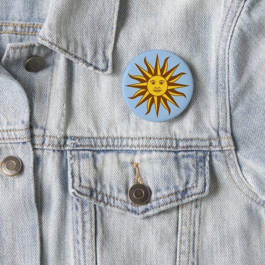 Sol de Mayo - URUGUAY Button (Beispiel)