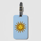 Sol de Mayo - URUGUAY Gepäckanhänger (Vorderseite Vertikal)