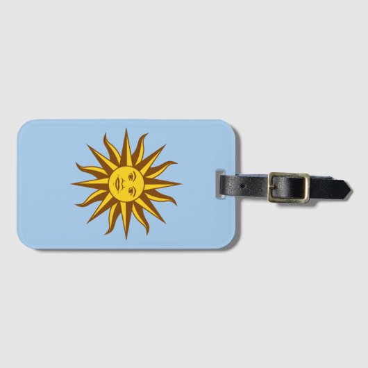Sol de Mayo - URUGUAY Gepäckanhänger (Vorderseite (Horizontal))