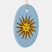 Sol de Mayo - URUGUAY Keramik Ornament (Rechts)