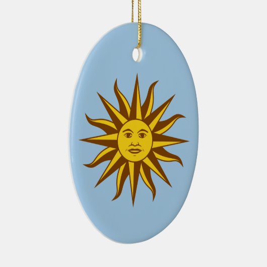 Sol de Mayo - URUGUAY Keramik Ornament (Rechts)