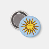 Sol de Mayo - URUGUAY Magnet (Vorderseite/Rückseite)
