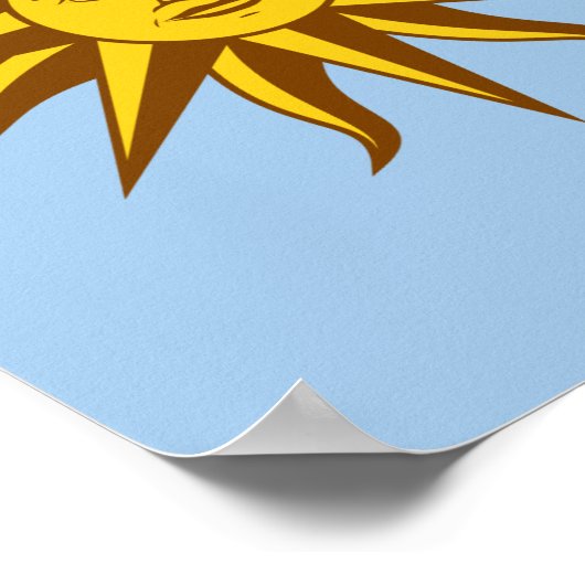 Sol de Mayo - URUGUAY Poster (Ecke)