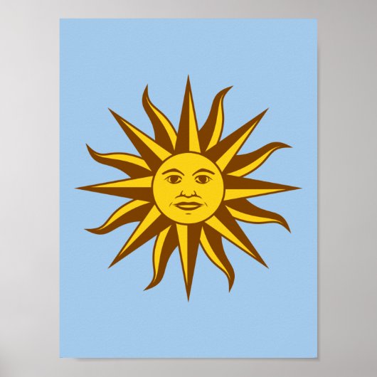 Sol de Mayo - URUGUAY Poster (Vorne)