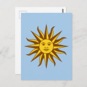Sol de Mayo - URUGUAY Postkarte (Vorne/Hinten)