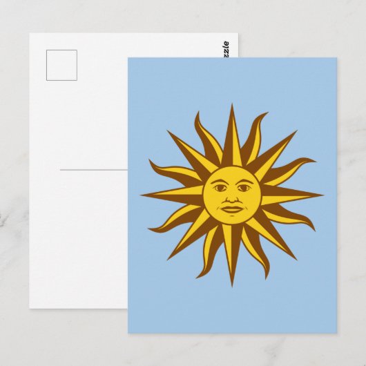 Sol de Mayo - URUGUAY Postkarte (Vorne/Hinten)