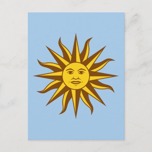 Sol de Mayo - URUGUAY Postkarte (Vorderseite)