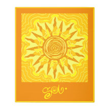 "SOL" Design Metallische Kunst.