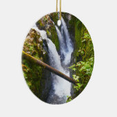 Sol Duc Falls I at Olympic National Park Keramik Ornament (Rechts)