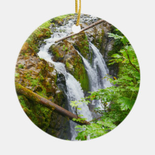 Sol Duc Falls II im Olympic National Park Keramik Ornament