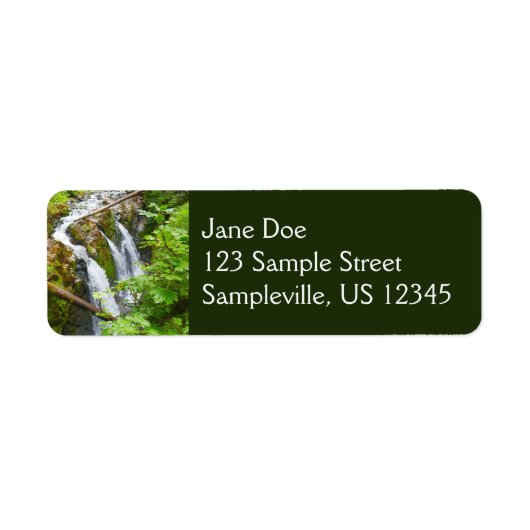 Sol Duc Falls II im Olympic-Nationalpark (Vorne)