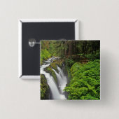 Sol Duc Falls in Olympic National Park 2 Button (Vorne & Hinten)