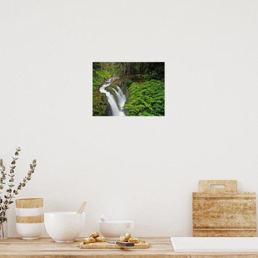 Sol Duc Falls in Olympic National Park in 2 Poster (Küche)