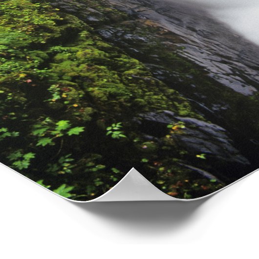 Sol Duc Falls in Olympic National Park in 2 Poster (Ecke)