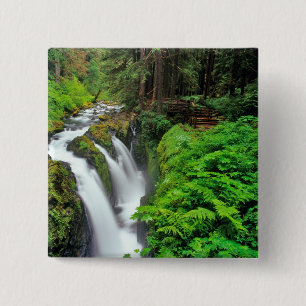 Sol Duc Falls in Olympic National Park in Button