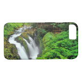 Sol Duc Falls in Olympic National Park in Case-Mate iPhone Hülle (Rückseite (Horizontal))