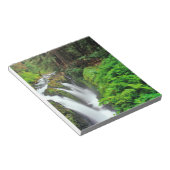 Sol Duc Falls in Olympic National Park Notizblock (angewinkelt)
