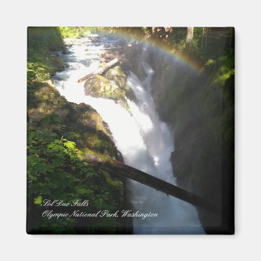 Sol Duc Falls Olympic National Park 2" Magnet (Vorne)