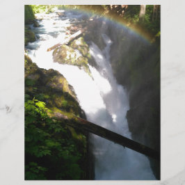 Sol Duc Falls Olympic National Square Tile