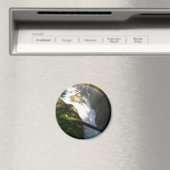 Sol Duc Falls Olympic National Square Tile Magnet (In Situ (Geschirrspüler))