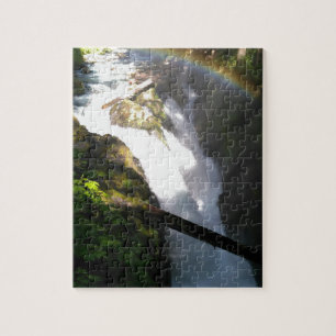 Sol Duc Falls Olympic National Square Tile Puzzle