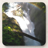 Sol Duc Falls Olympic National Square Tile Untersetzer (Vorderseite)