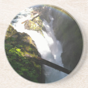 Sol Duc Falls Olympic National Square Tile Untersetzer