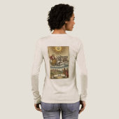 Sol Invictus: Das Goldene Sigil Tri-Blend Shirt (Voller Rückseite)