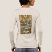 Sol Invictus: Das Goldene Sigil Tri-Blend Shirt (Rückseite)