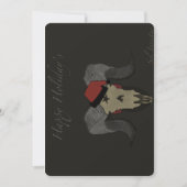 Sol Invictus (mit Hut) Feiertagskarte (Vorderseite)