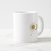 Sol & Luna en Armonía ✨ | Celestial Balance Design Jumbo-Tasse (Vorderseite Rechts)