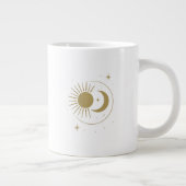 Sol & Luna en Armonía ✨ | Celestial Balance Design Jumbo-Tasse (Rechts)