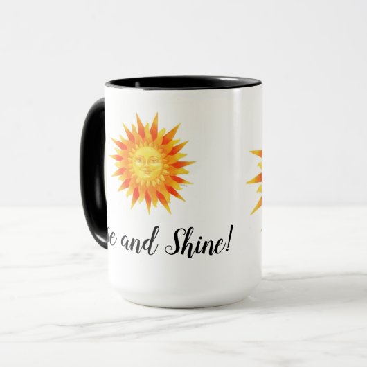 Sol Rise und Shine Tasse (Vorderseite Links)