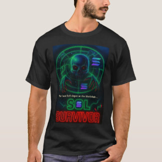 SOL Survivor - Retro Horror Crypto Shirt