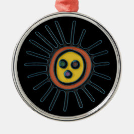 Sol Taino Circle Ornament