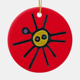 Sol Taino Circle Ornament