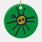 Sol Taino Circle Ornament (Hinten)