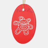 Sol Taino de Jayuya Keramik Ornament (Links)