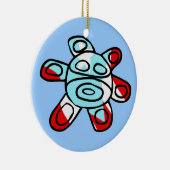Sol Taíno Keramik Ornament (Rechts)