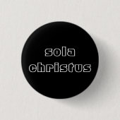 Sola Christus Button (Vorderseite)