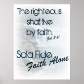 Sola Fide/ Faith Alone Poster (Vorne)